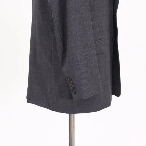 Ralph Lauren 44R Gray Blazer Sport Coat Jacket 2-Button Solid Y057 - Picture 8 of 11